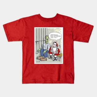 Santa in Jail Kids T-Shirt